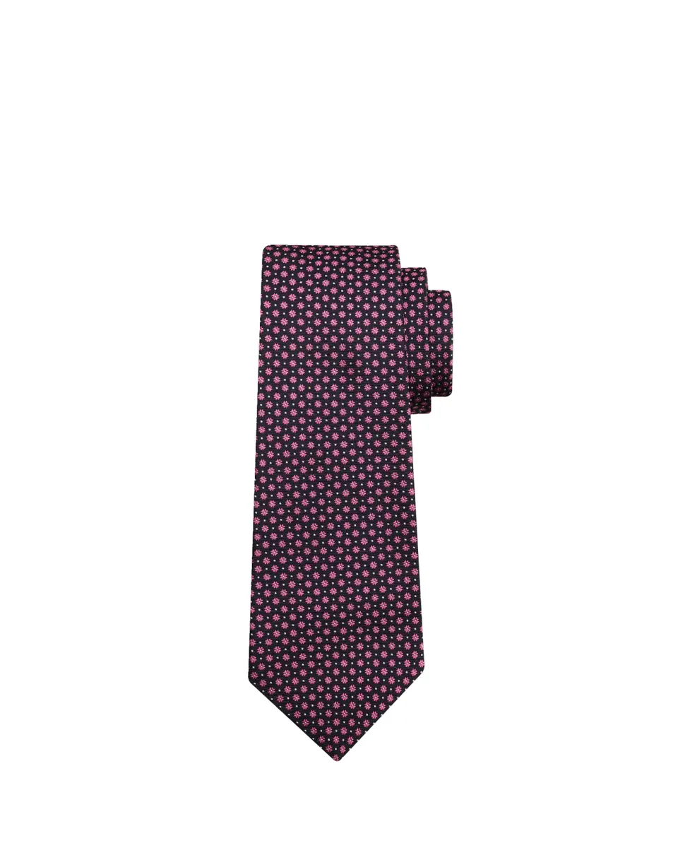 Kiton Men's Floral Silk Seven-Fold Tie | Thumbnail 2 Kiton Men's Floral Silk Seven-Fold Tie | Thumbnail 2