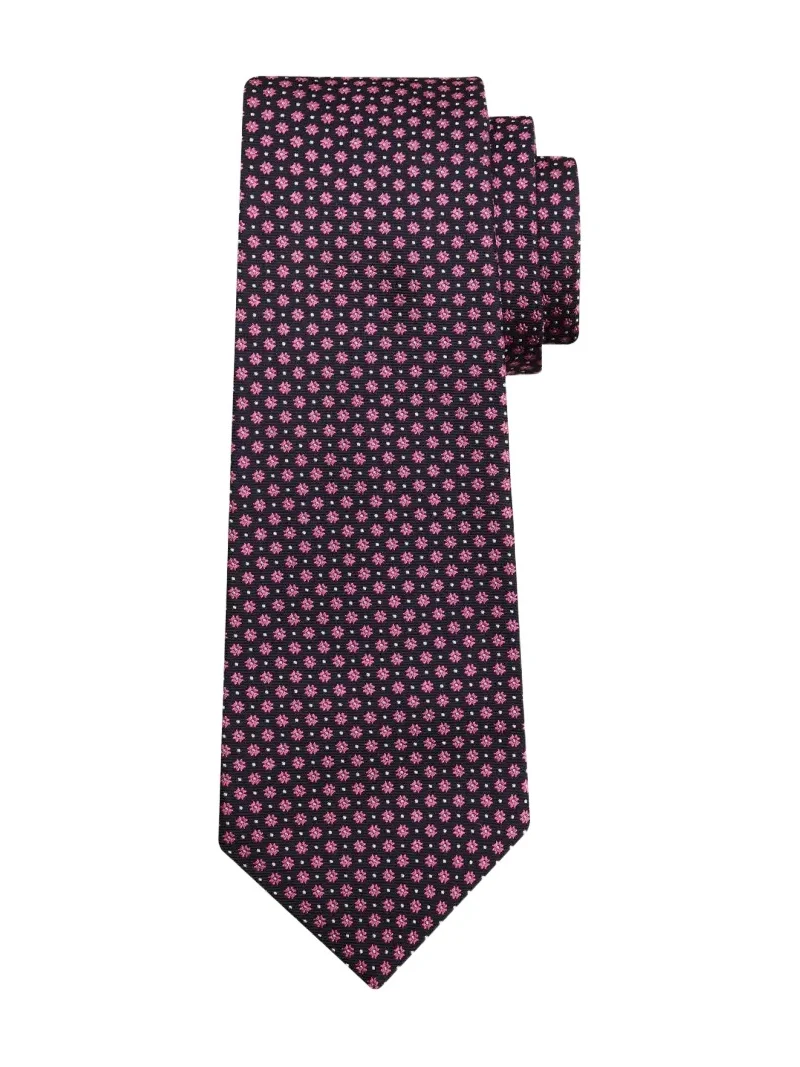 Kiton Men's Floral Silk Seven-Fold Tie