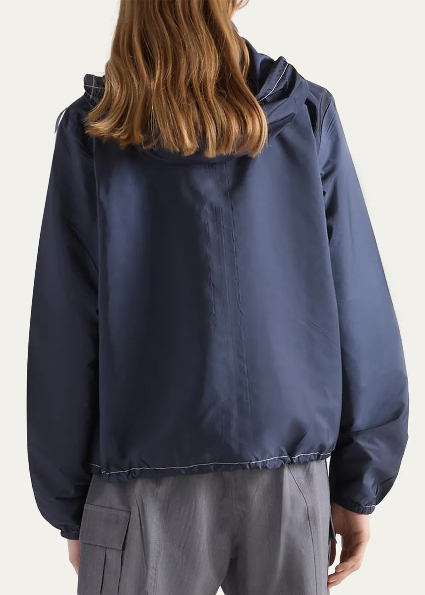 Prada Re-Nylon Zip-Up Jacket | Thumbnail 3
