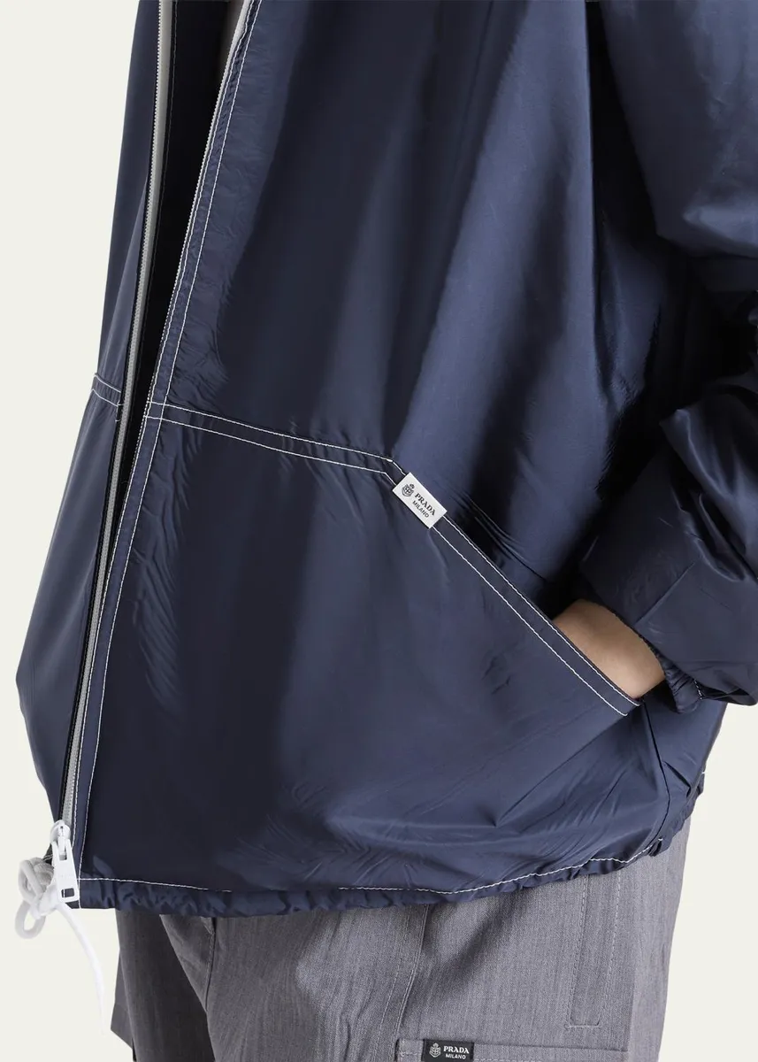 Prada Re-Nylon Zip-Up Jacket | Thumbnail 5