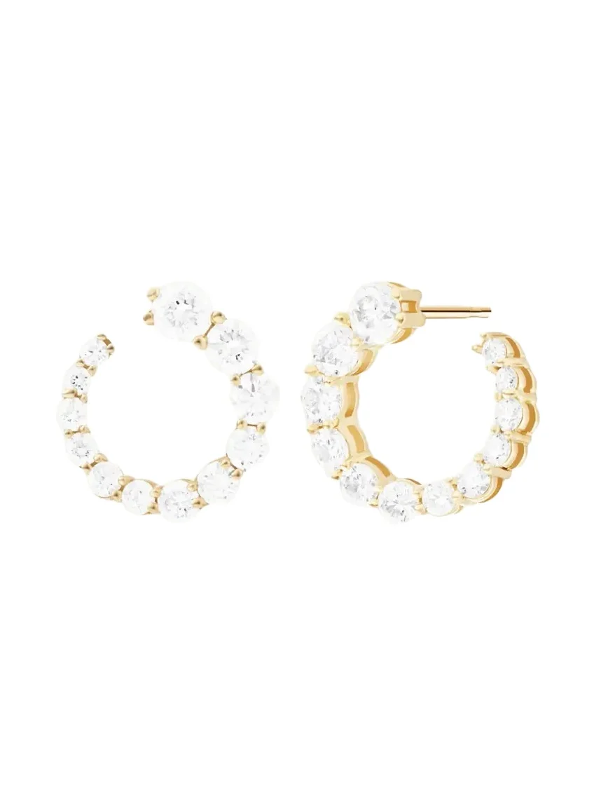 18K Yellow Gold Aria Earwrap Earrings with Diamonds 18K Yellow Gold Aria Earwrap Earrings with Diamonds