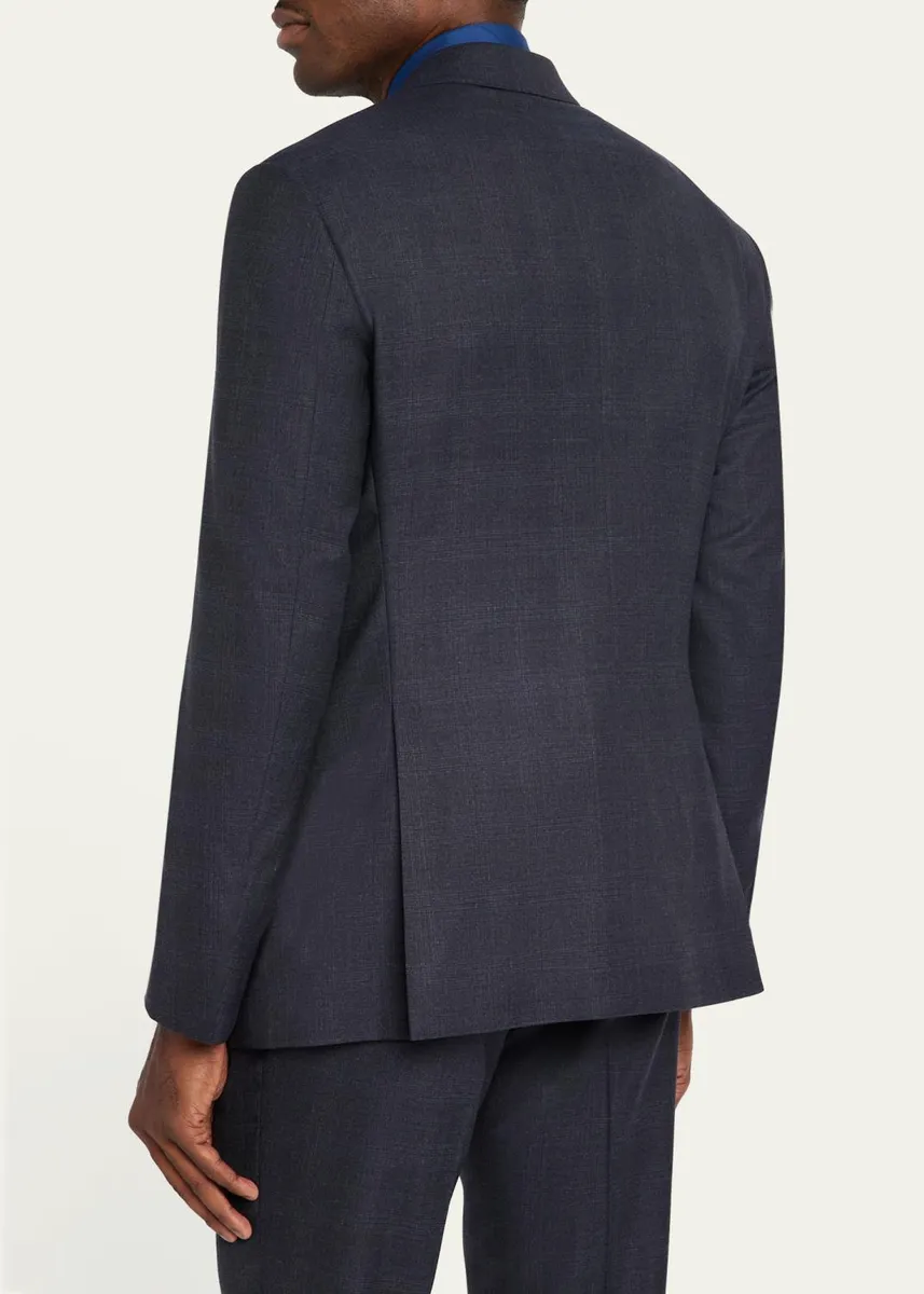 Giorgio Armani Men's Tonal Check Single-Breasted Suit | Thumbnail 5 Giorgio Armani Men's Tonal Check Single-Breasted Suit | Thumbnail 5