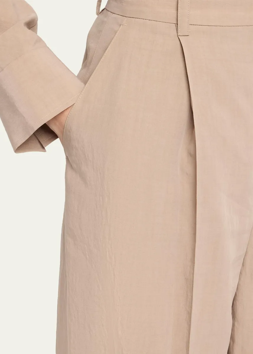 Vince Pleated High-Rise Pants | Thumbnail 5