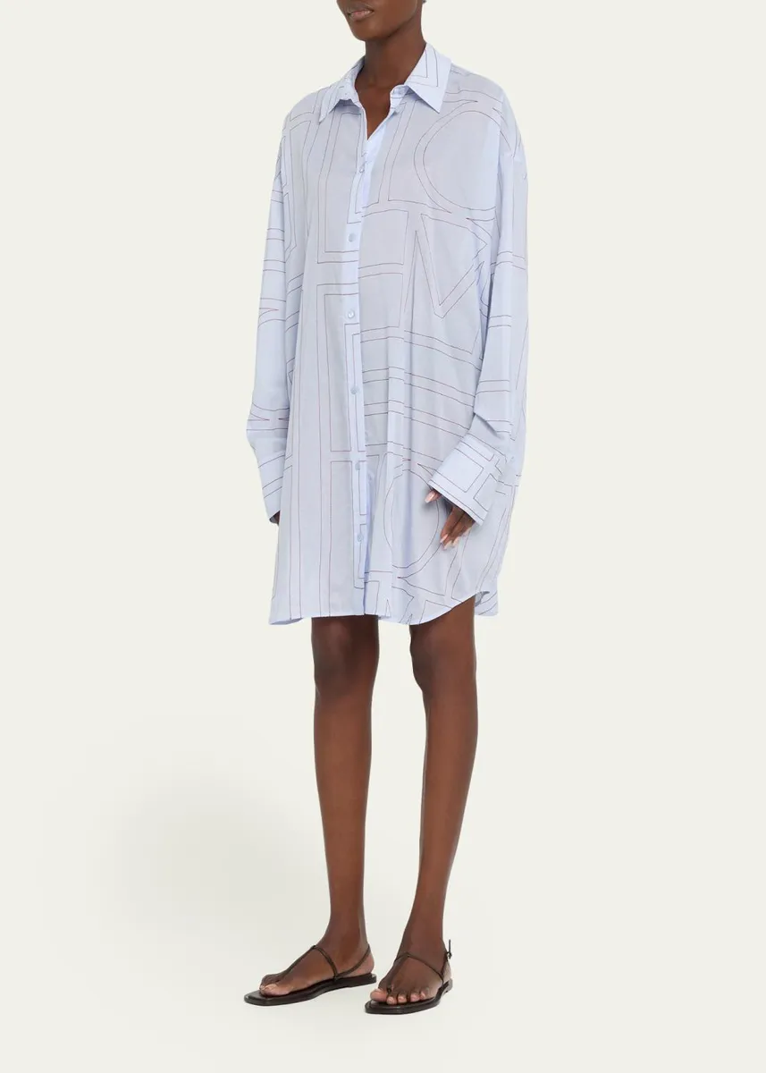 TOTEME Long Summer Shirtdress | Thumbnail 4 TOTEME Long Summer Shirtdress | Thumbnail 4