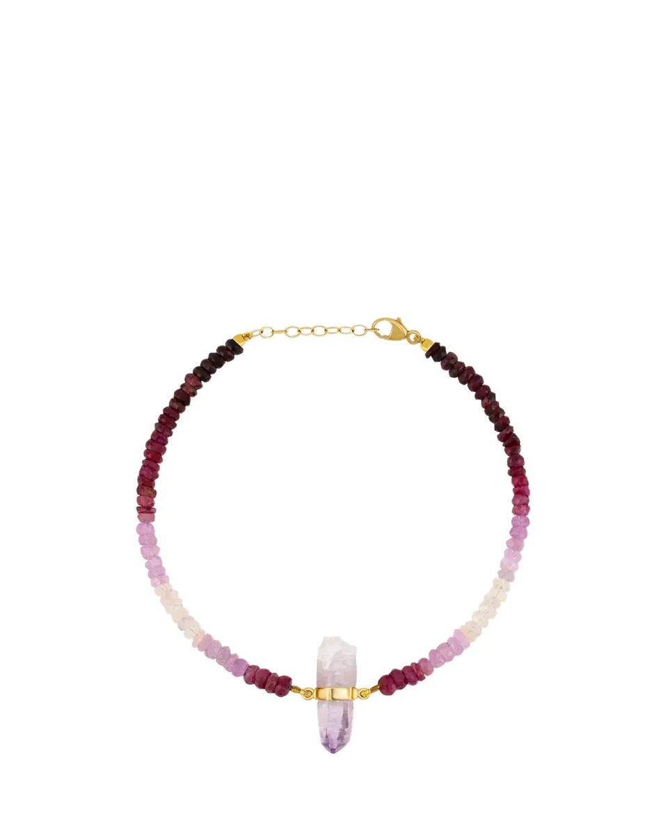JIA JIA Arizona 14K Ruby and Amethyst Bracelet | Thumbnail 2 JIA JIA Arizona 14K Ruby and Amethyst Bracelet | Thumbnail 2