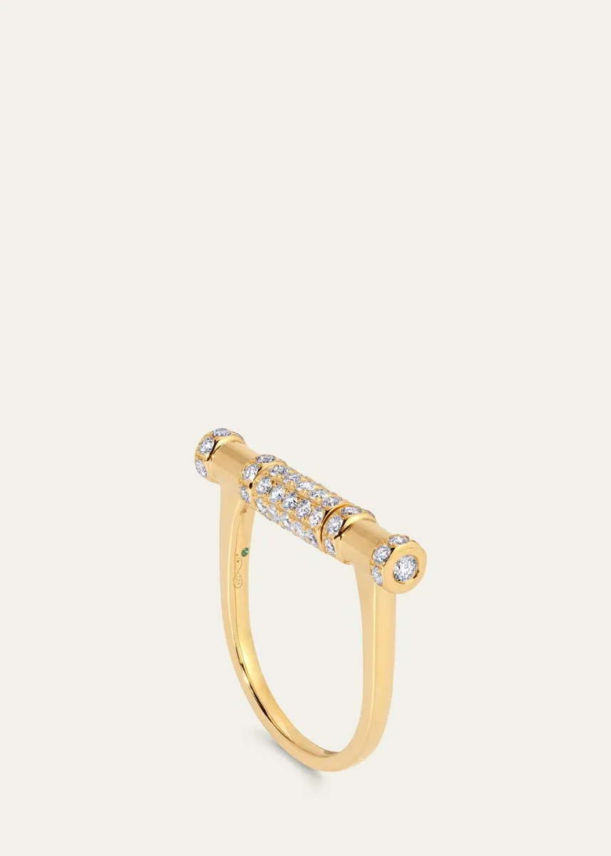 Graziela Gems 18K Diamond Cavaletti Ring | Thumbnail 3 Graziela Gems 18K Diamond Cavaletti Ring | Thumbnail 3