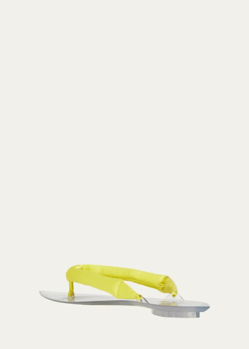 ALAÏA Invisible Padded Thong Flat Sandals | Thumbnail 2 ALAÏA Invisible Padded Thong Flat Sandals | Thumbnail 2