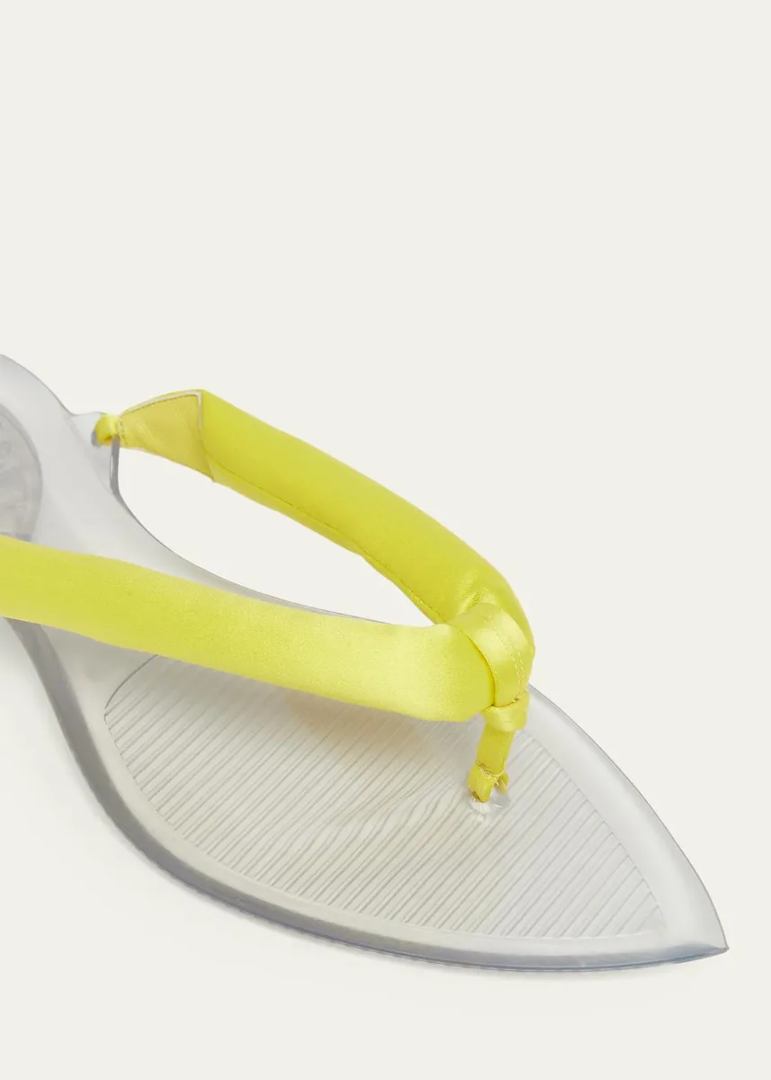 ALAÏA Invisible Padded Thong Flat Sandals | Thumbnail 3 ALAÏA Invisible Padded Thong Flat Sandals | Thumbnail 3