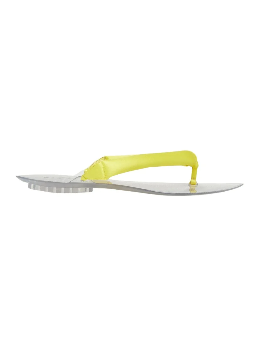 ALAÏA Invisible Padded Thong Flat Sandals