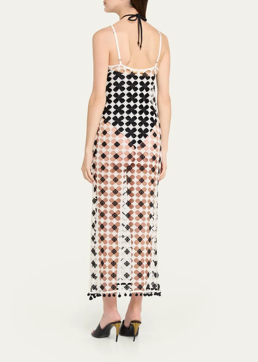 Ramy Brook Cleo Patterned Sheer Cover-Up Maxi-Dress | Thumbnail 3 Ramy Brook Cleo Patterned Sheer Cover-Up Maxi-Dress | Thumbnail 3