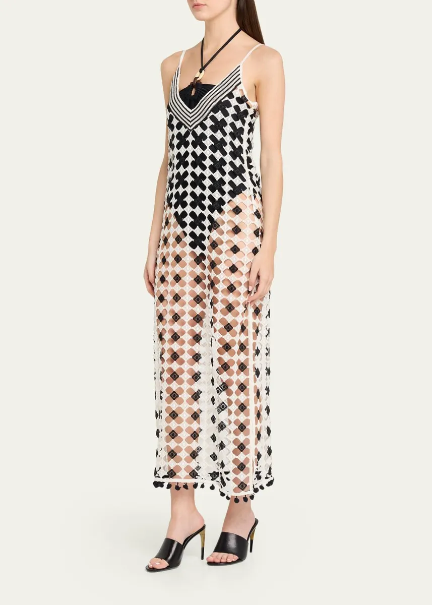 Ramy Brook Cleo Patterned Sheer Cover-Up Maxi-Dress | Thumbnail 4 Ramy Brook Cleo Patterned Sheer Cover-Up Maxi-Dress | Thumbnail 4