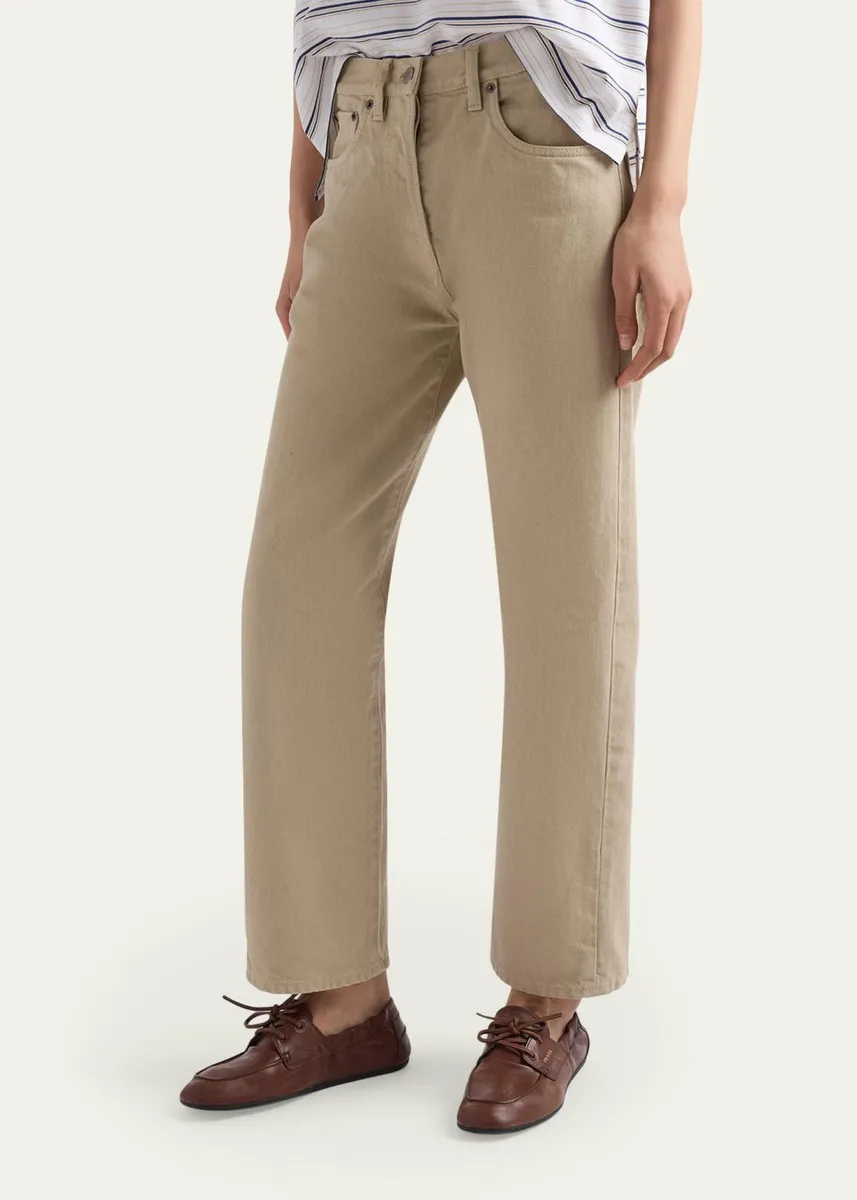 Prada Relaxed Straight-Leg Denim Jeans | Thumbnail 4