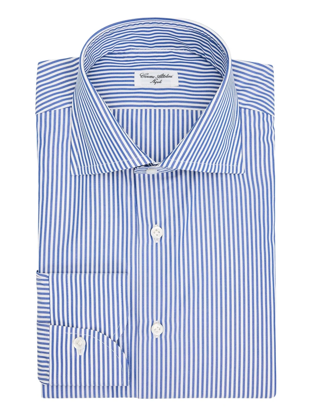 Cesare Attolini Men's Bengal Cotton Dress Shirt