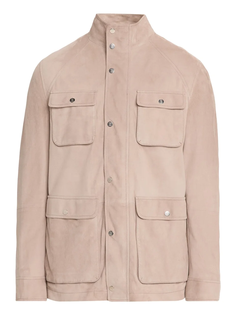 Brunello Cucinelli Men's Nubuck Leather Four-Pocket Safari Jacket