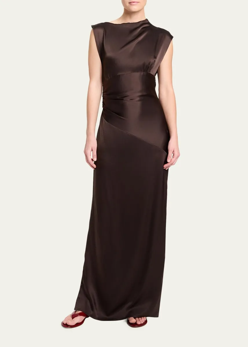 TWP On the Side Silk Maxi Dress | Thumbnail 2 TWP On the Side Silk Maxi Dress | Thumbnail 2