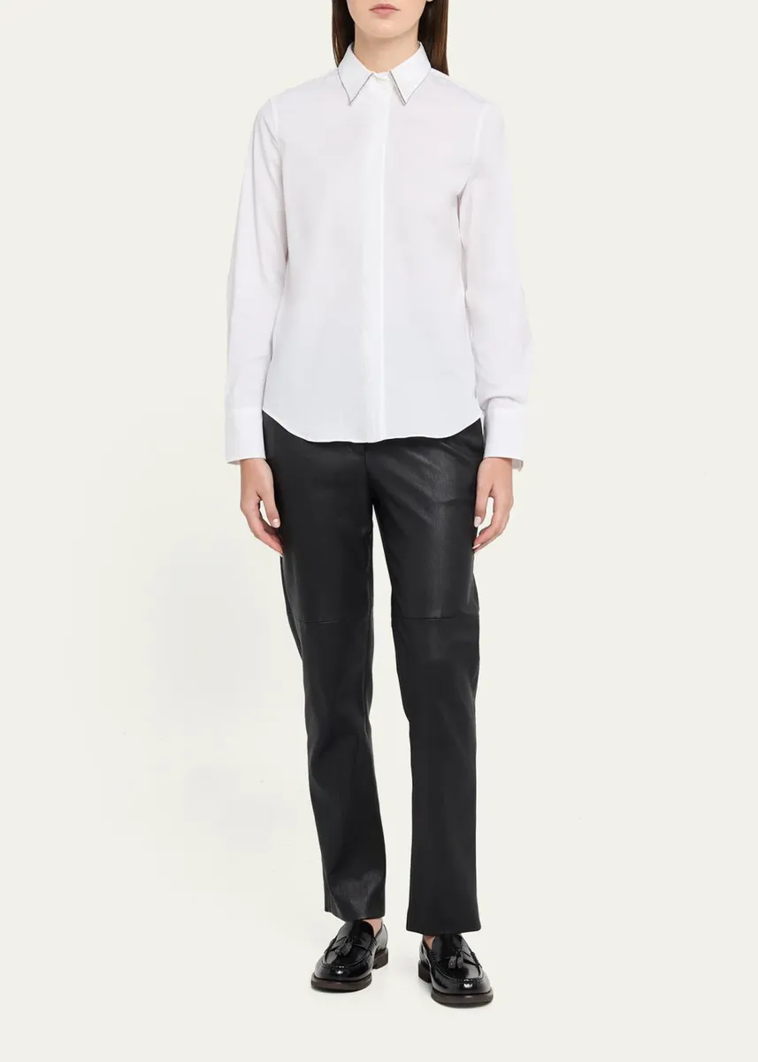 Brunello Cucinelli Stretch Cotton Buttoned Shirt | Thumbnail 2