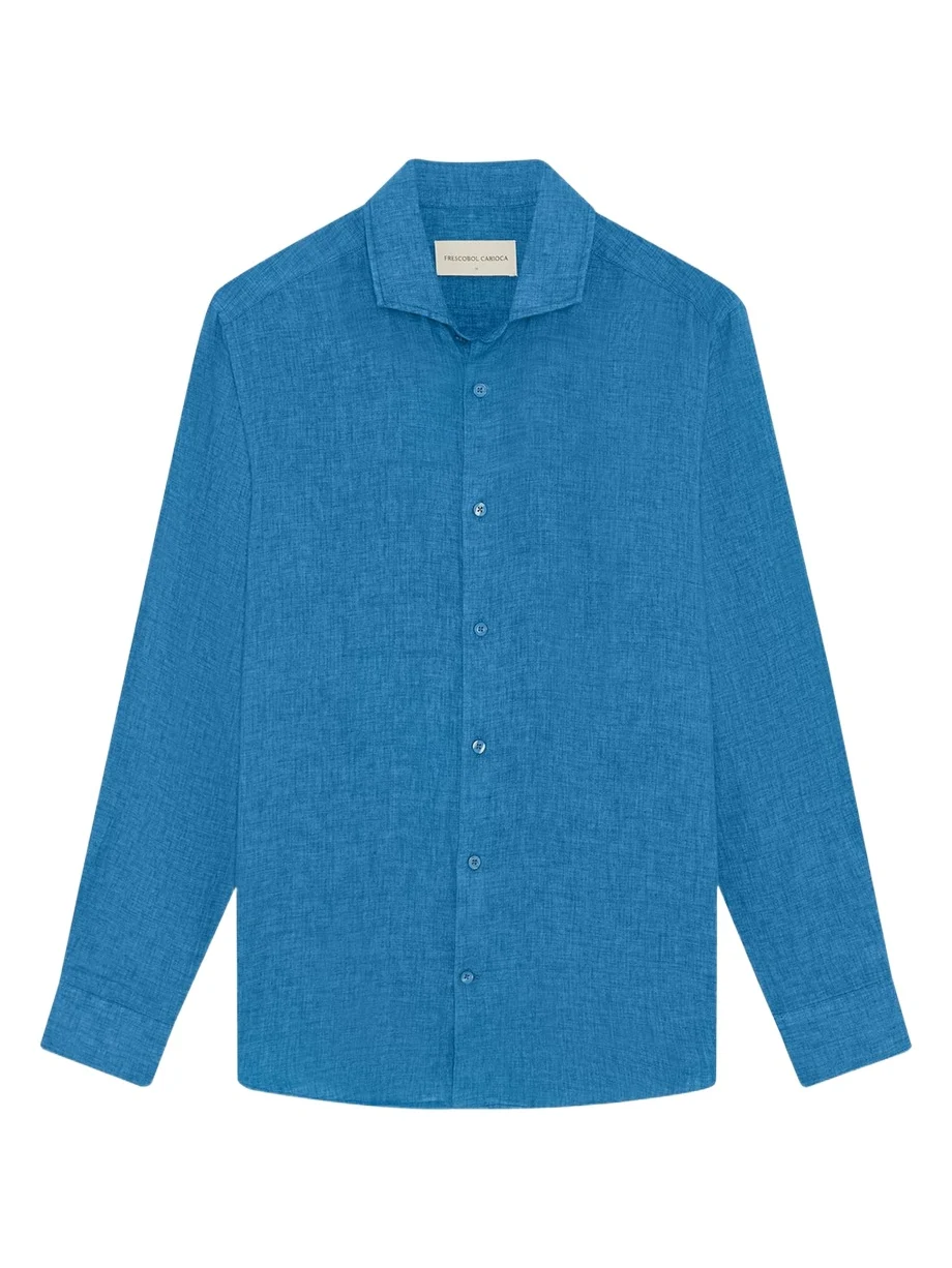 Frescobol Carioca Men's Antonio Linen Button-Down Shirt