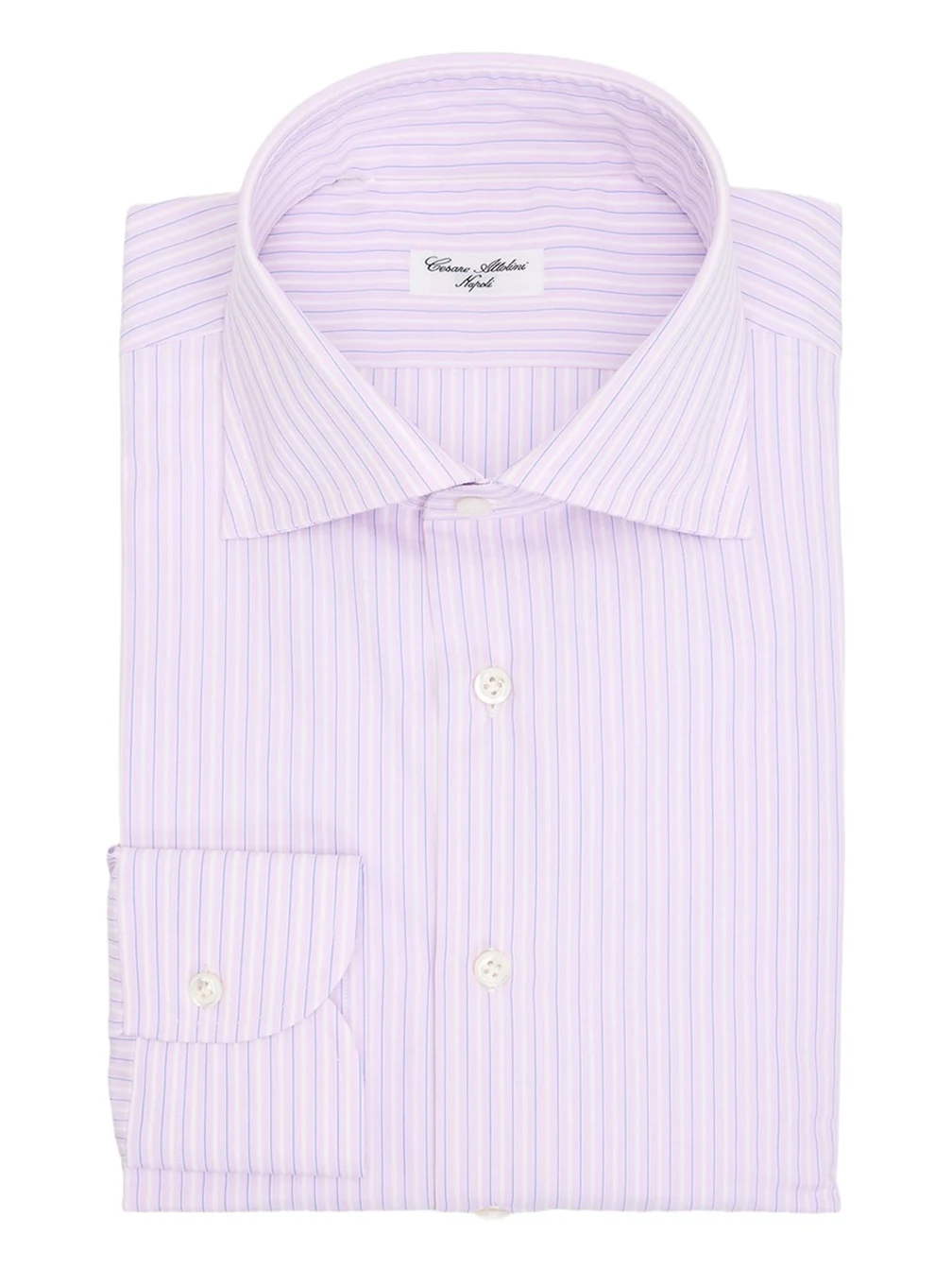 Cesare Attolini Men's Micro-Graph Check Dress Shirt