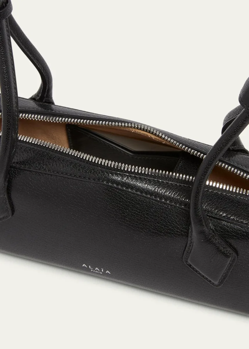ALAÏA Le Teckel Small Lizard Shoulder Bag | Thumbnail 4