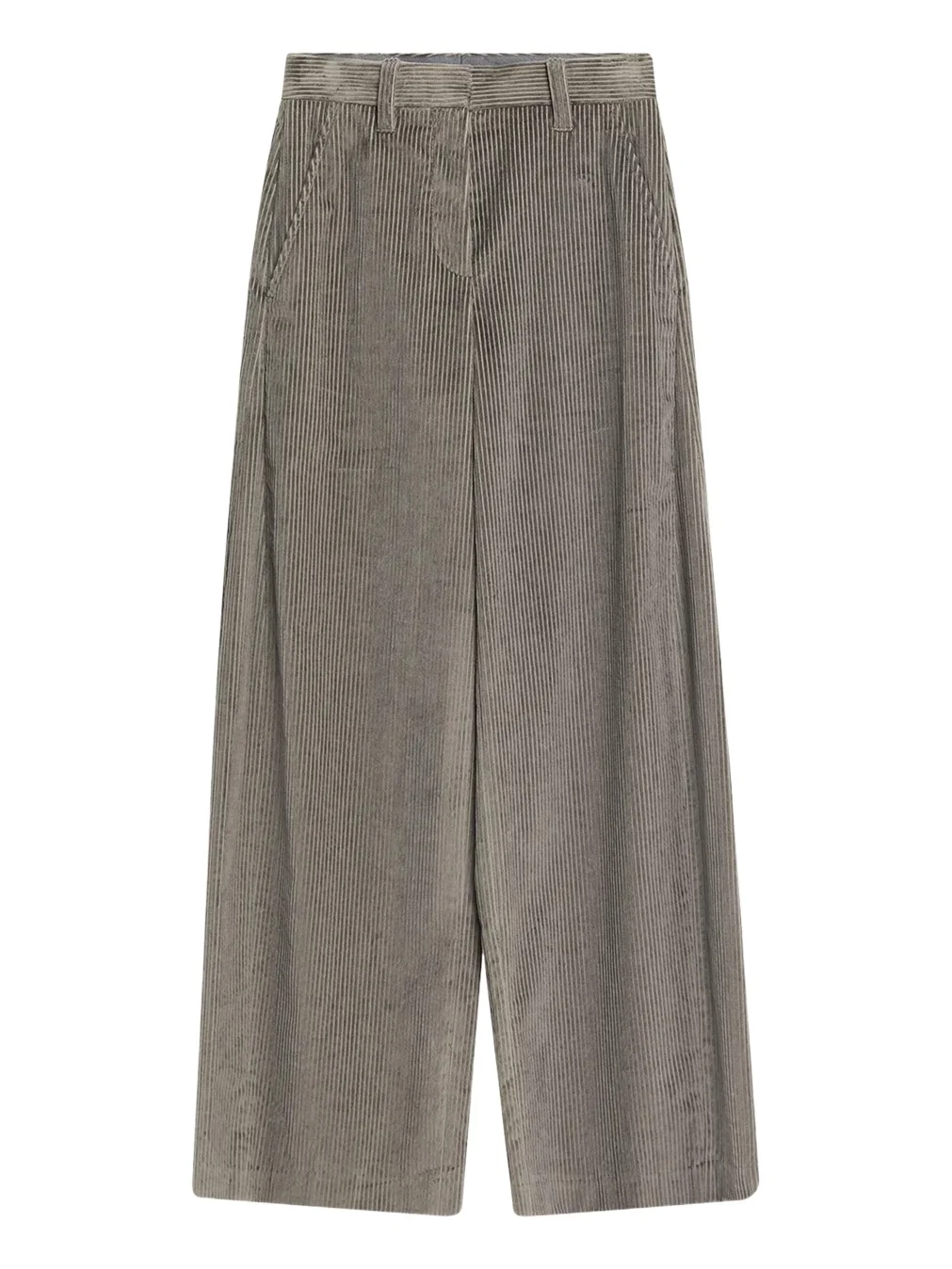 Brunello Cucinelli Cotton Corduroy Wide-Leg Trousers