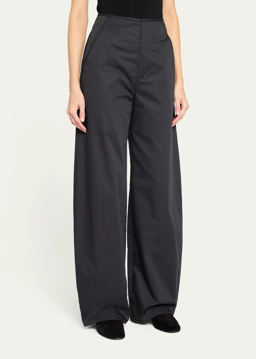 Vince High-Rise Poplin Pants | Thumbnail 4