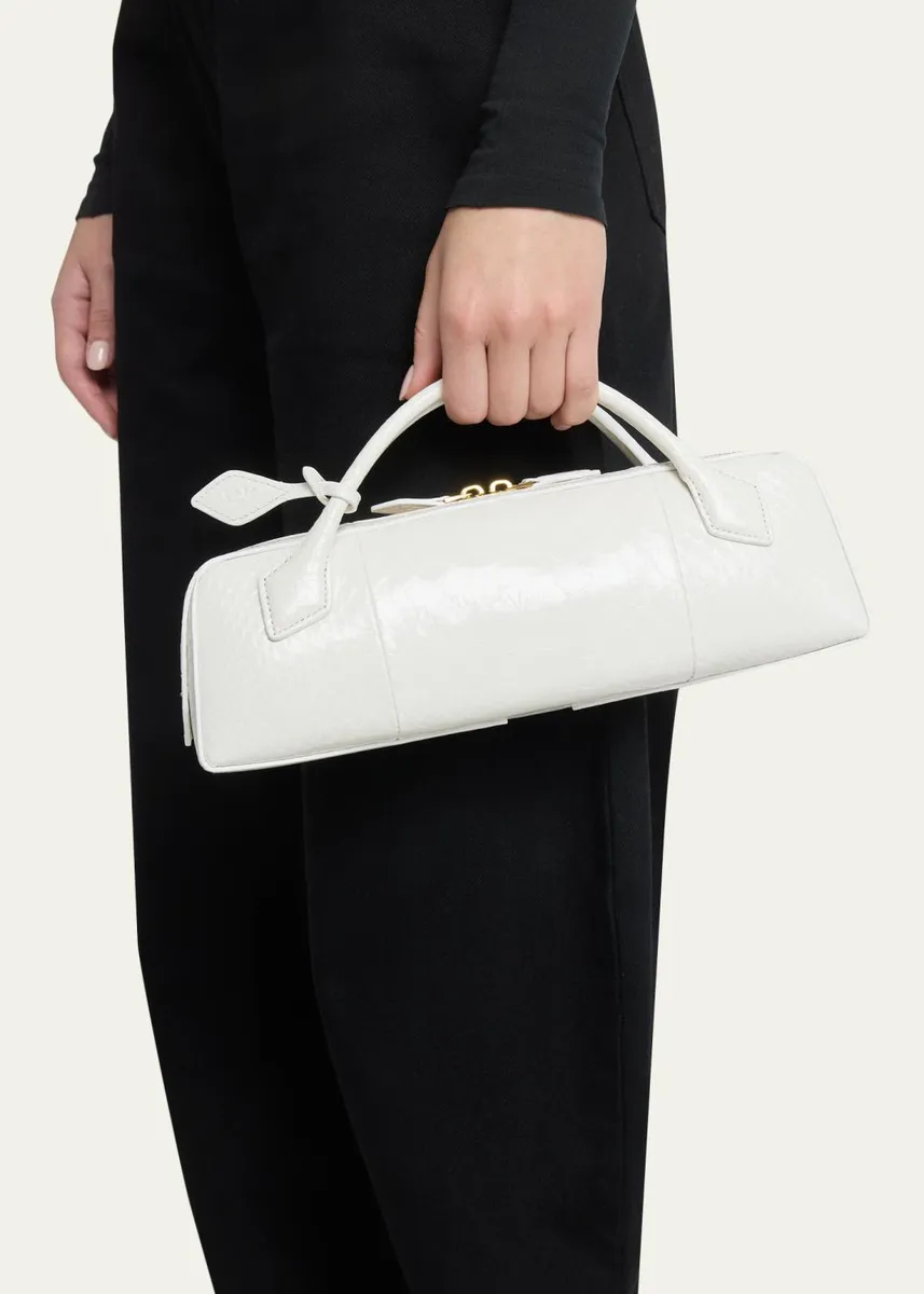 ALAÏA Le Teckel Snakeskin Top-Handle Bag | Thumbnail 2