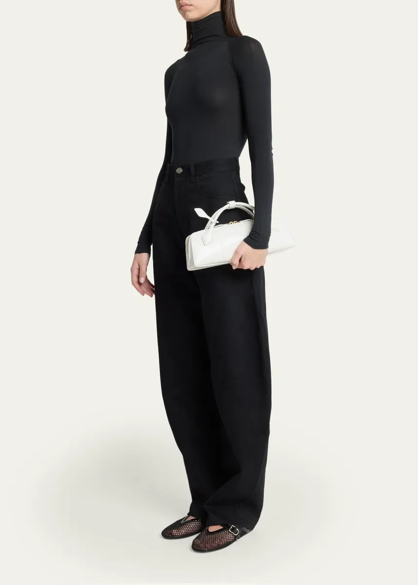 ALAÏA Le Teckel Snakeskin Top-Handle Bag | Thumbnail 5