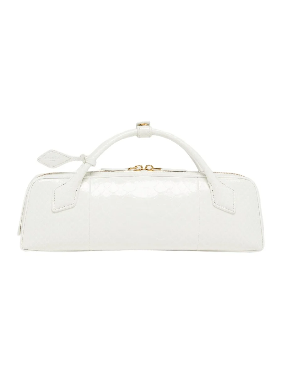 ALAÏA Le Teckel Snakeskin Top-Handle Bag