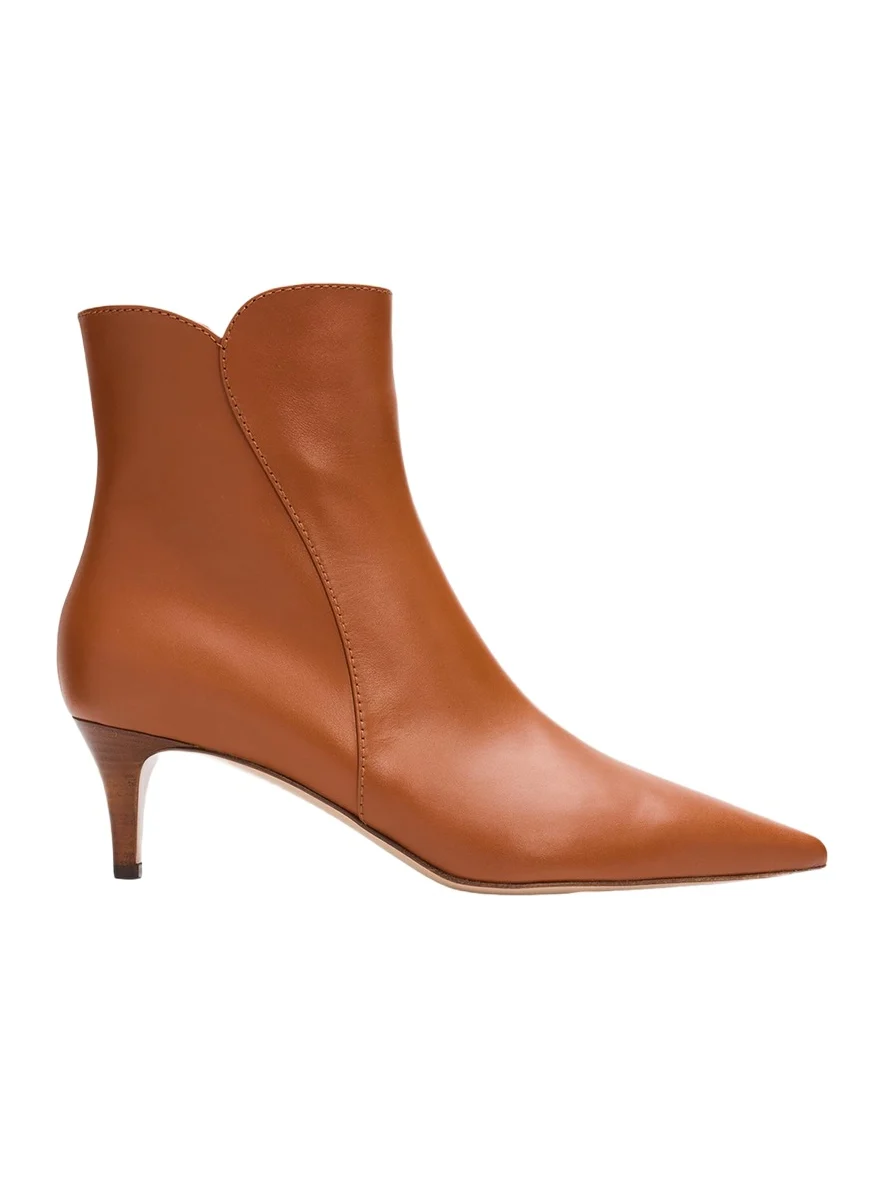 55mm Nappa Leather Ankle Boots