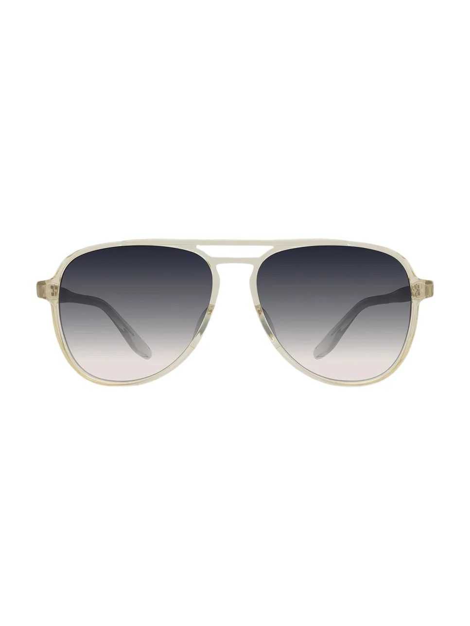 BARTON PERREIRA Men's Double-Bridge Acetate Aviator Sunglasses