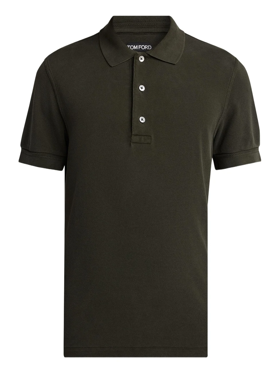 Tom Ford Men's Lyocell Pique Polo Shirt