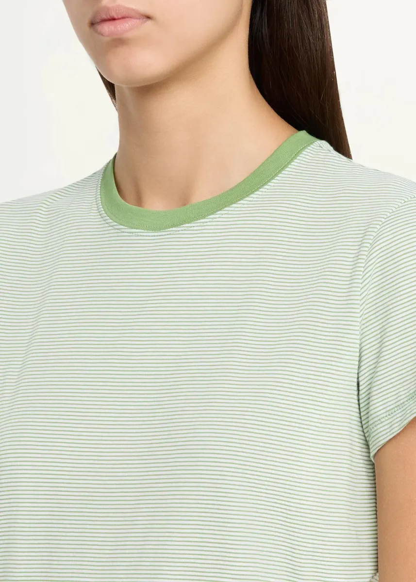 Frame The Striped Baby Tee | Thumbnail 5 Frame The Striped Baby Tee | Thumbnail 5
