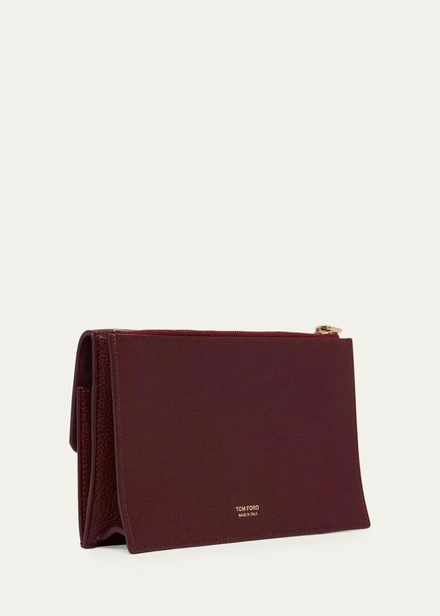 Tom Ford Kara Mini Leather Hanging T Crossbody Bag | Thumbnail 7