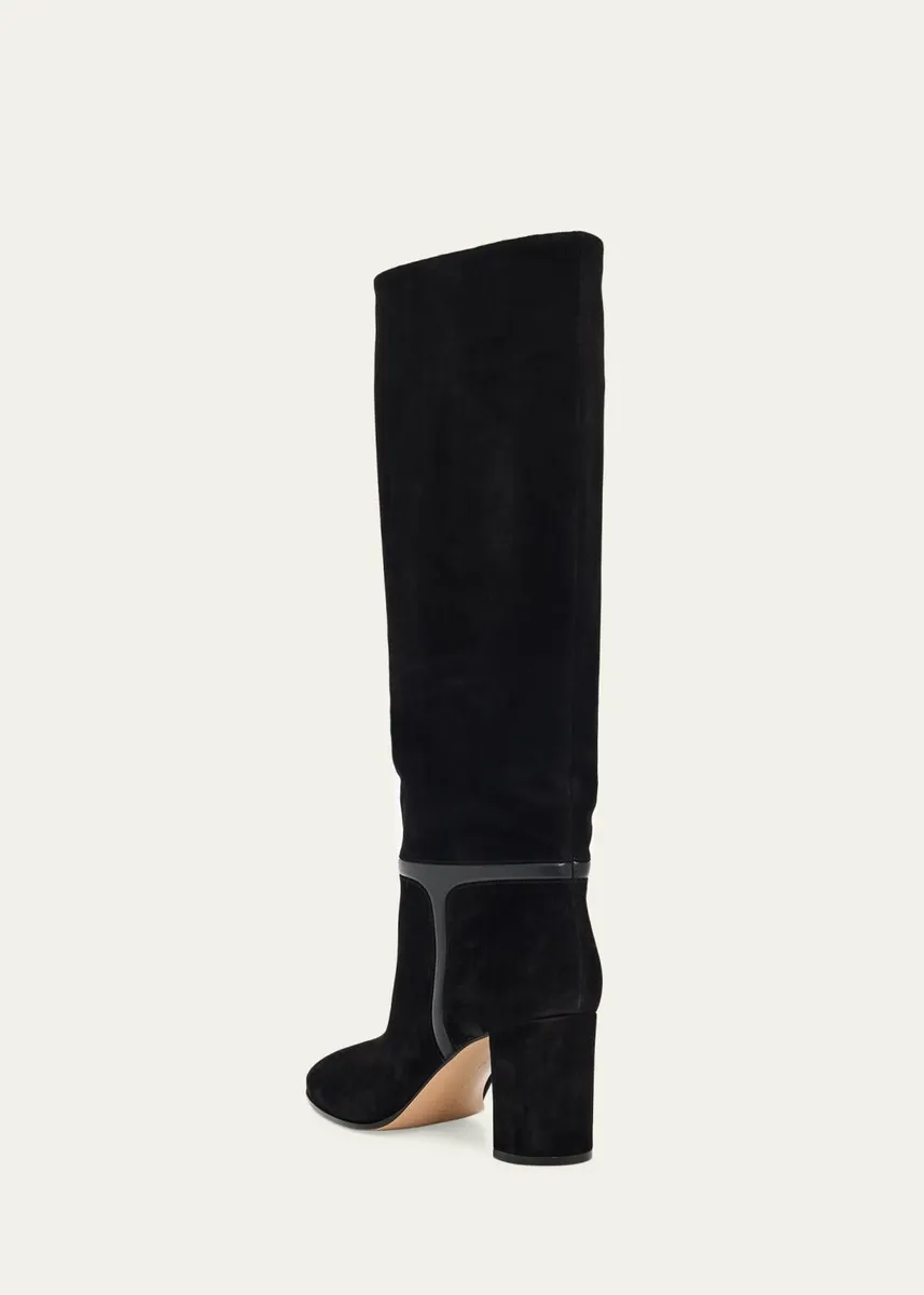Gianvito Rossi 70mm Suede Knee-High Boots | Thumbnail 4 Gianvito Rossi 70mm Suede Knee-High Boots | Thumbnail 4