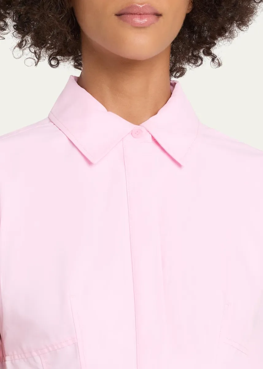Simkhai Clemmie Cotton Shirtdress | Thumbnail 5 Simkhai Clemmie Cotton Shirtdress | Thumbnail 5