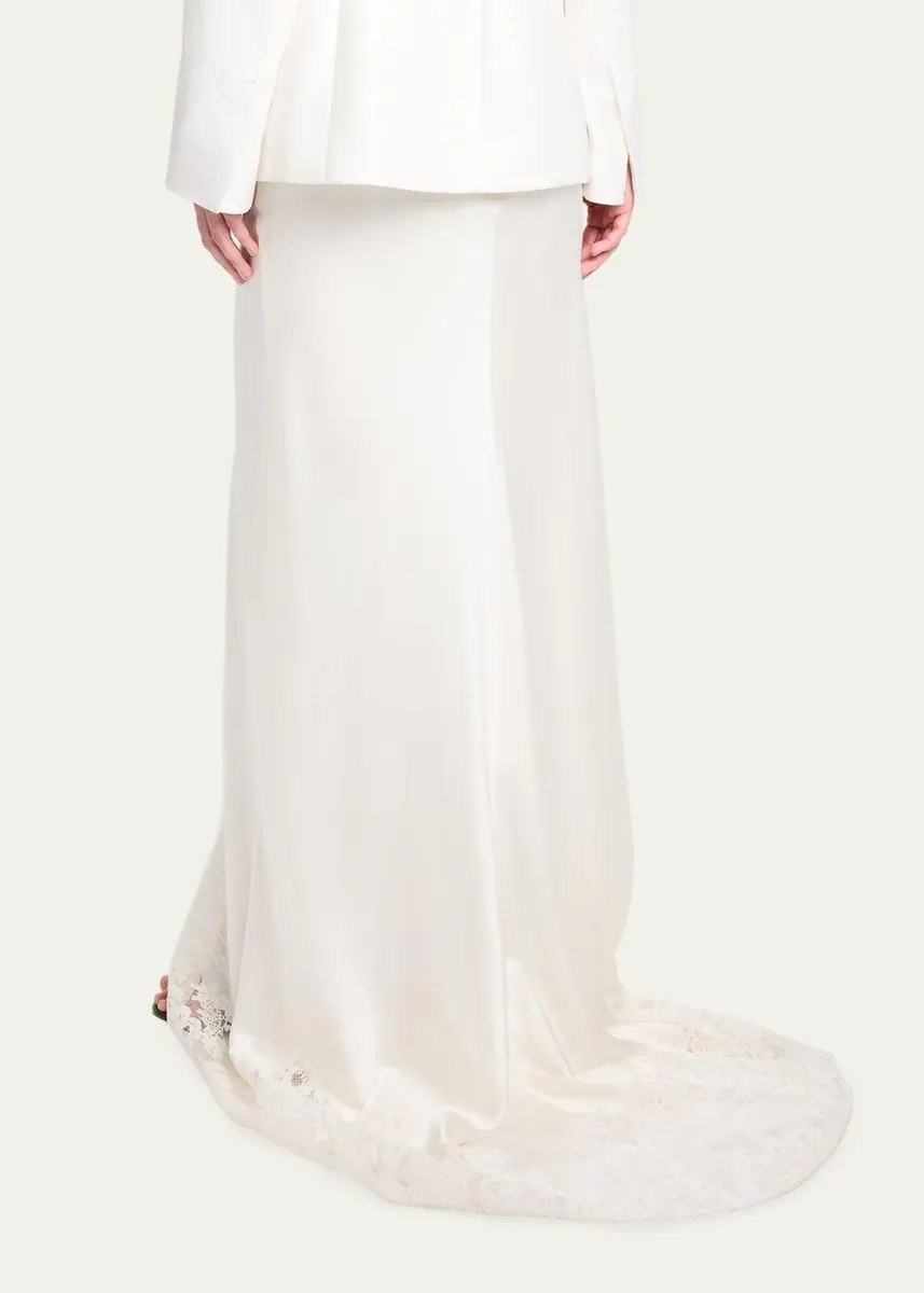 TWP Lace Silk Maxi Skirt | Thumbnail 3