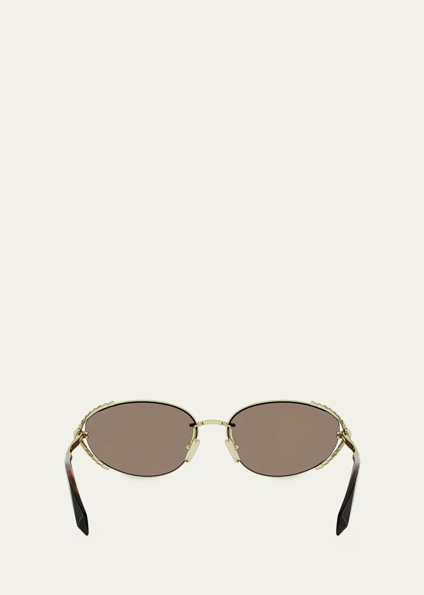 BVLGARI Serpenti 55mm Metal Oval Sunglasses | Thumbnail 5 BVLGARI Serpenti 55mm Metal Oval Sunglasses | Thumbnail 5