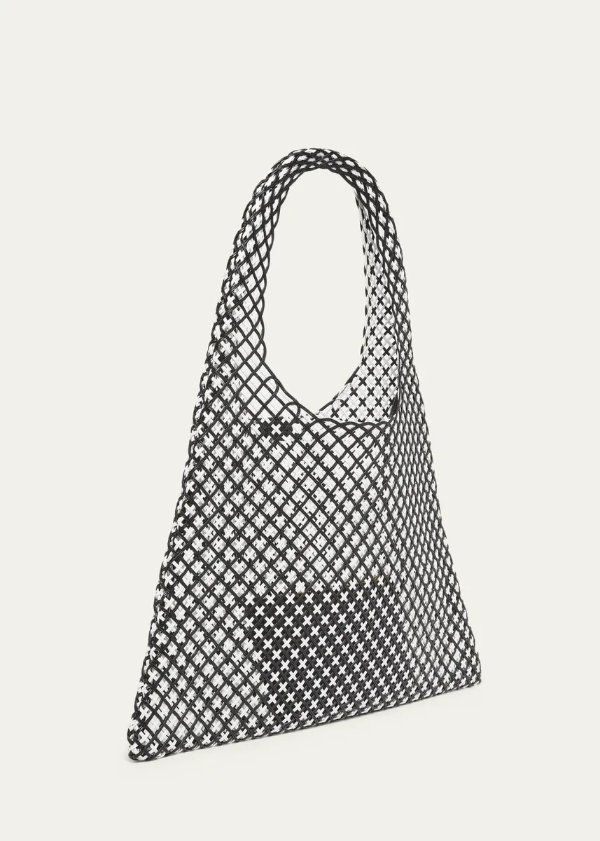 ALAÏA Woven Leather Hobo Bag | Thumbnail 3 ALAÏA Woven Leather Hobo Bag | Thumbnail 3