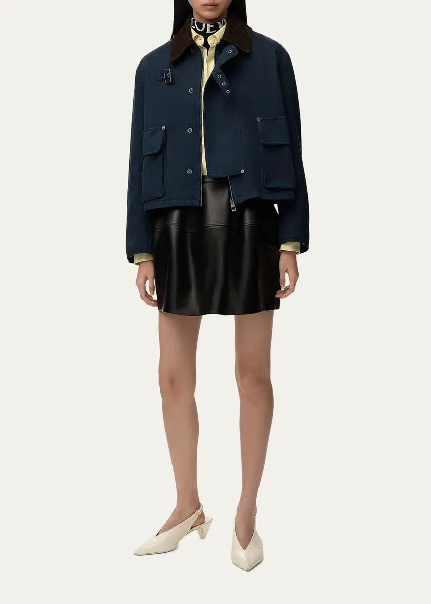 Loewe Corduroy-Collar Utility Jacket | Thumbnail 2 Loewe Corduroy-Collar Utility Jacket | Thumbnail 2