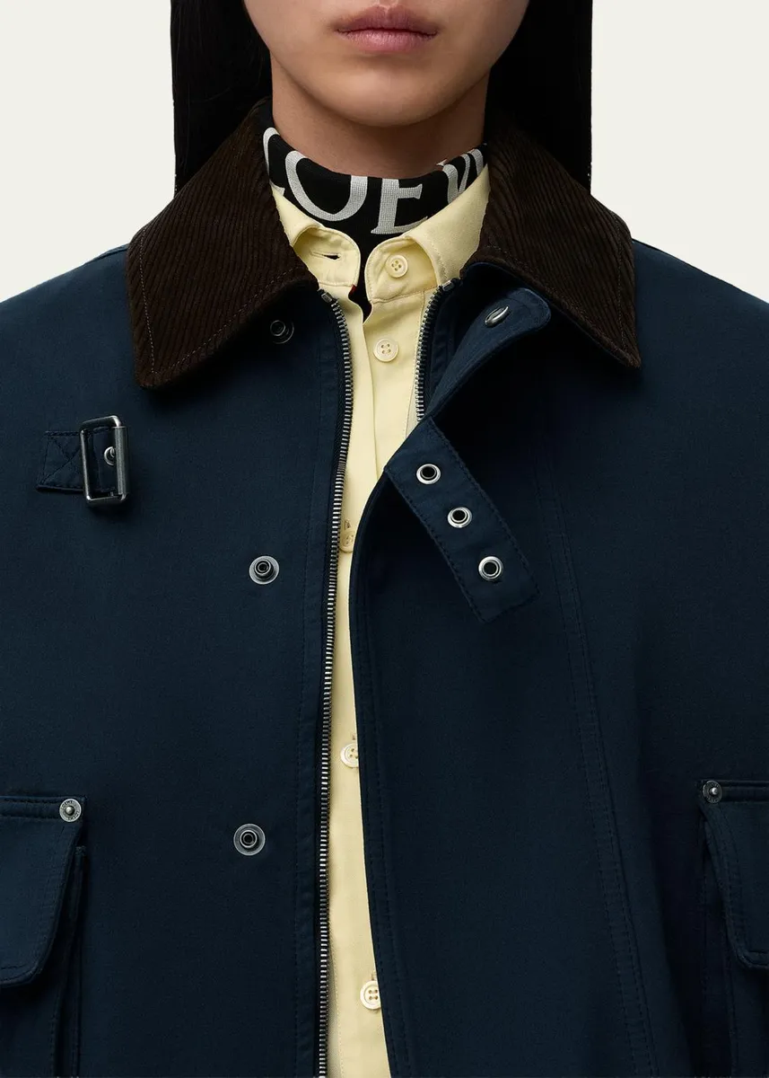 Loewe Corduroy-Collar Utility Jacket | Thumbnail 5 Loewe Corduroy-Collar Utility Jacket | Thumbnail 5