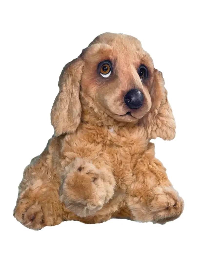 Universal Statues Sitting Cocker Spaniel Animatronic Christmas Decor