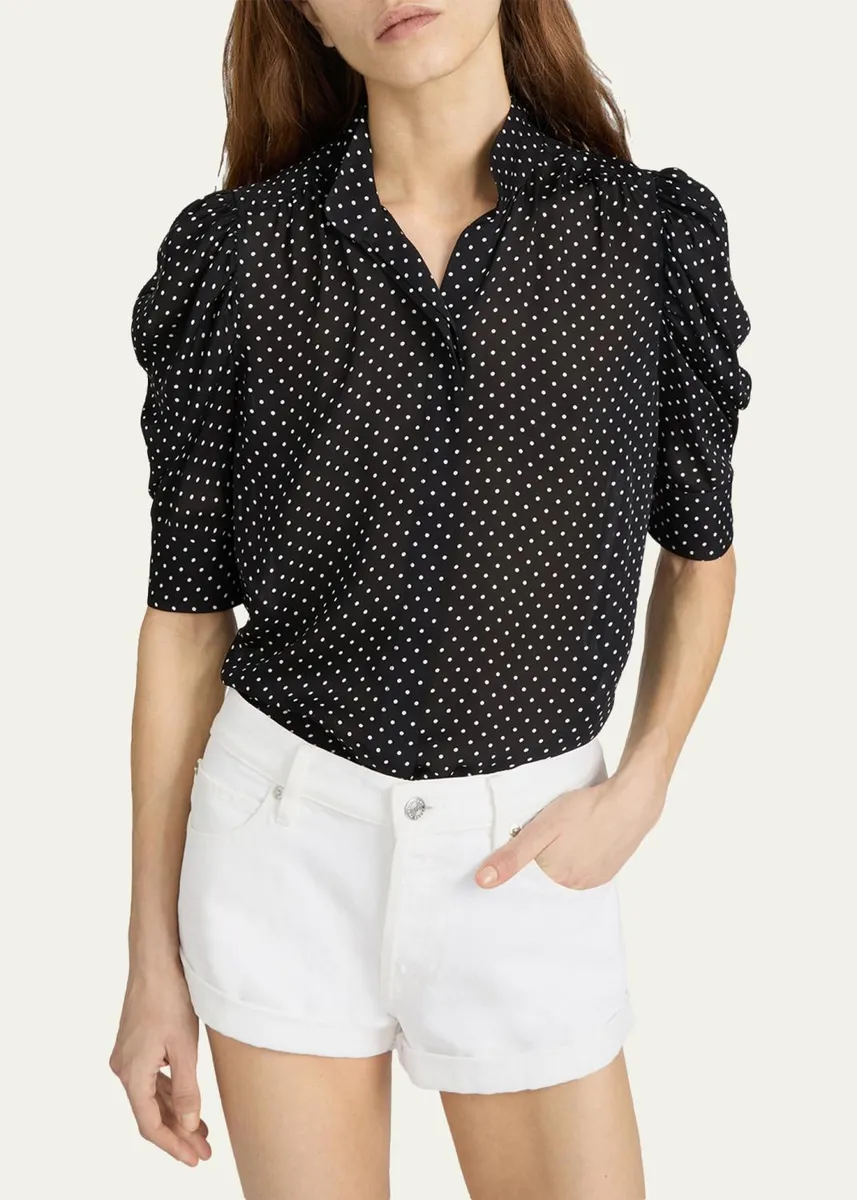Frame The Gillian Blouse | Thumbnail 4 Frame The Gillian Blouse | Thumbnail 4