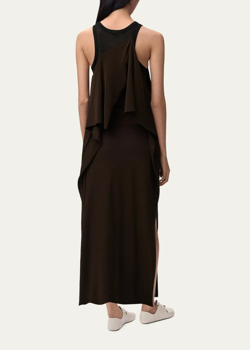 Loewe Asymmetric Layered Maxi Dress | Thumbnail 3 Loewe Asymmetric Layered Maxi Dress | Thumbnail 3