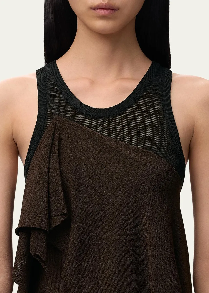 Loewe Asymmetric Layered Maxi Dress | Thumbnail 4 Loewe Asymmetric Layered Maxi Dress | Thumbnail 4