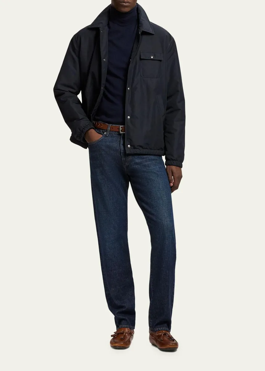 Ralph Lauren Purple Label Men's American Indigo Straight-Fit Jeans | Thumbnail 2 Ralph Lauren Purple Label Men's American Indigo Straight-Fit Jeans | Thumbnail 2