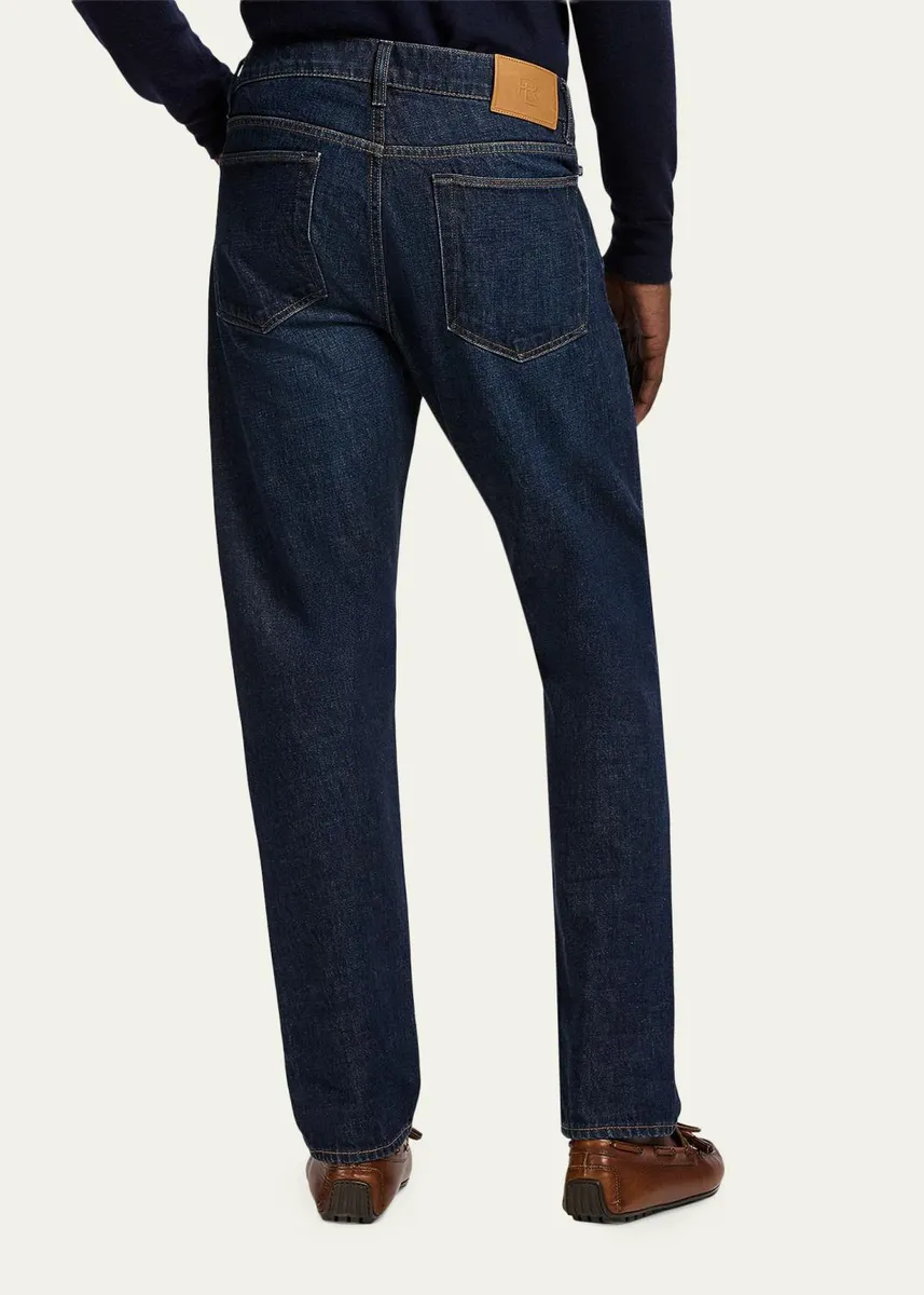 Ralph Lauren Purple Label Men's American Indigo Straight-Fit Jeans | Thumbnail 3 Ralph Lauren Purple Label Men's American Indigo Straight-Fit Jeans | Thumbnail 3