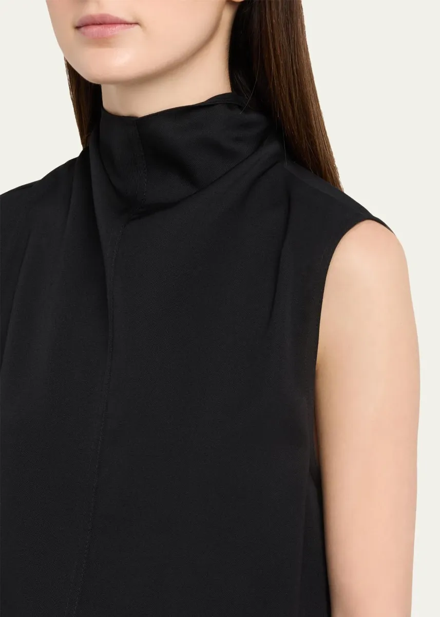 Brandon Maxwell Noa Sleeveless Blouson Dress | Thumbnail 5