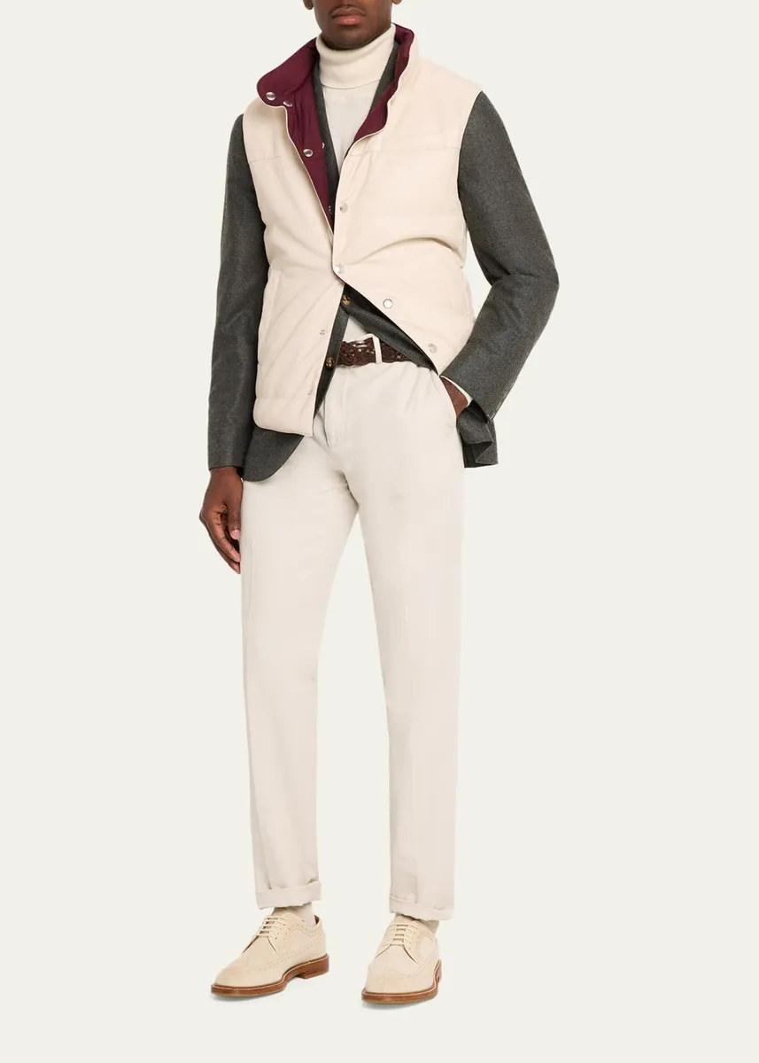 Brunello Cucinelli Men's Cotton Notch Lapel Single-Breasted Sport Coat | Thumbnail 2 Brunello Cucinelli Men's Cotton Notch Lapel Single-Breasted Sport Coat | Thumbnail 2