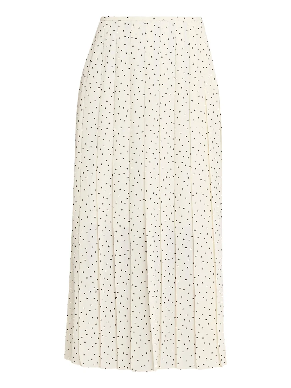 Pleated Polka Dot Wrap Skirt Pleated Polka Dot Wrap Skirt