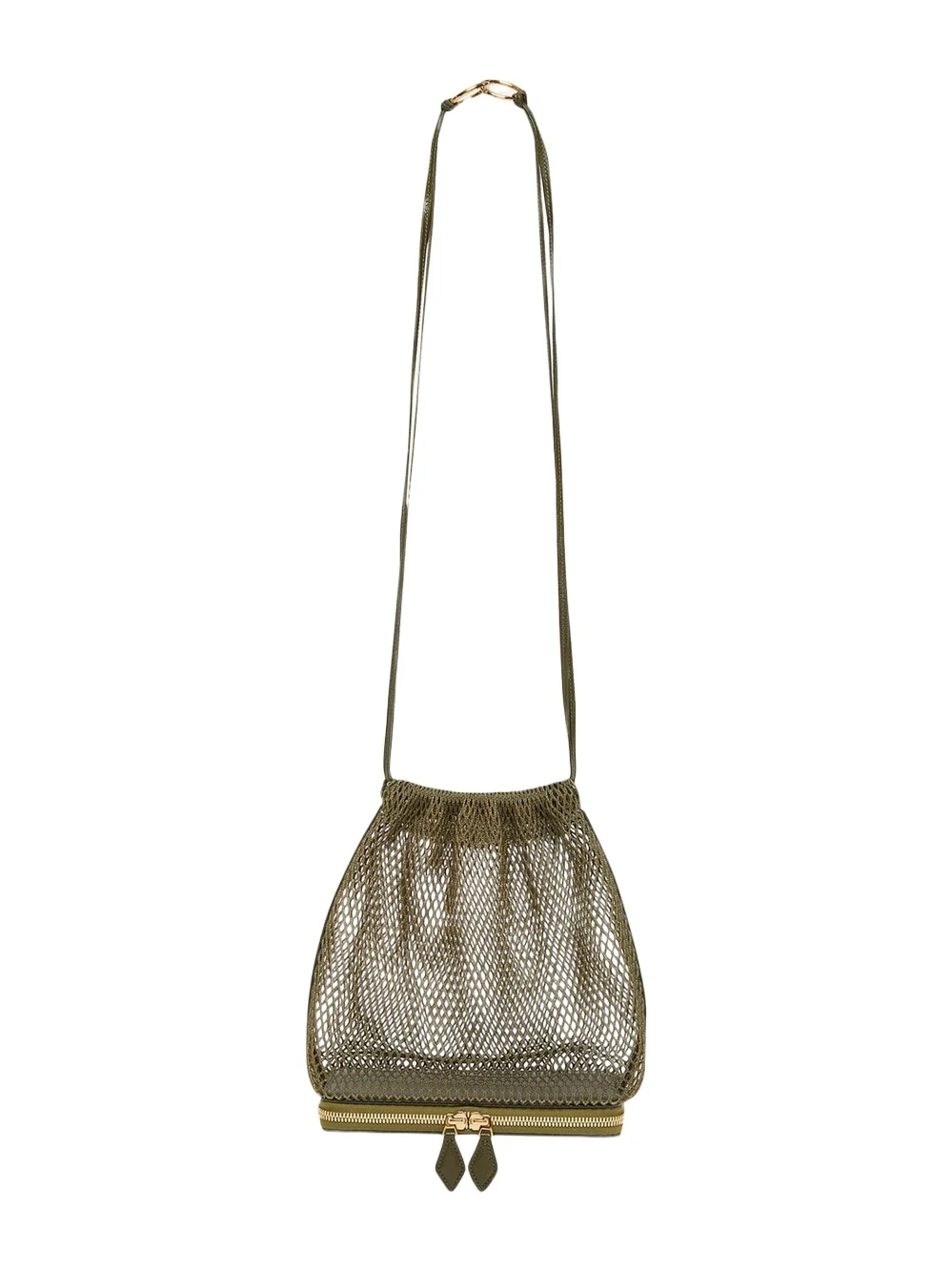 ALAÏA Le Pochon Fishnet Crossbody Bag